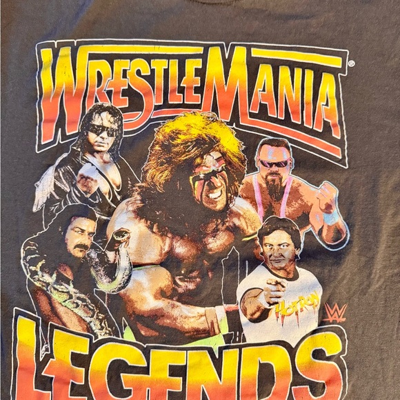 WWE Other - WWE Gray WrestleMania Graphic Tee